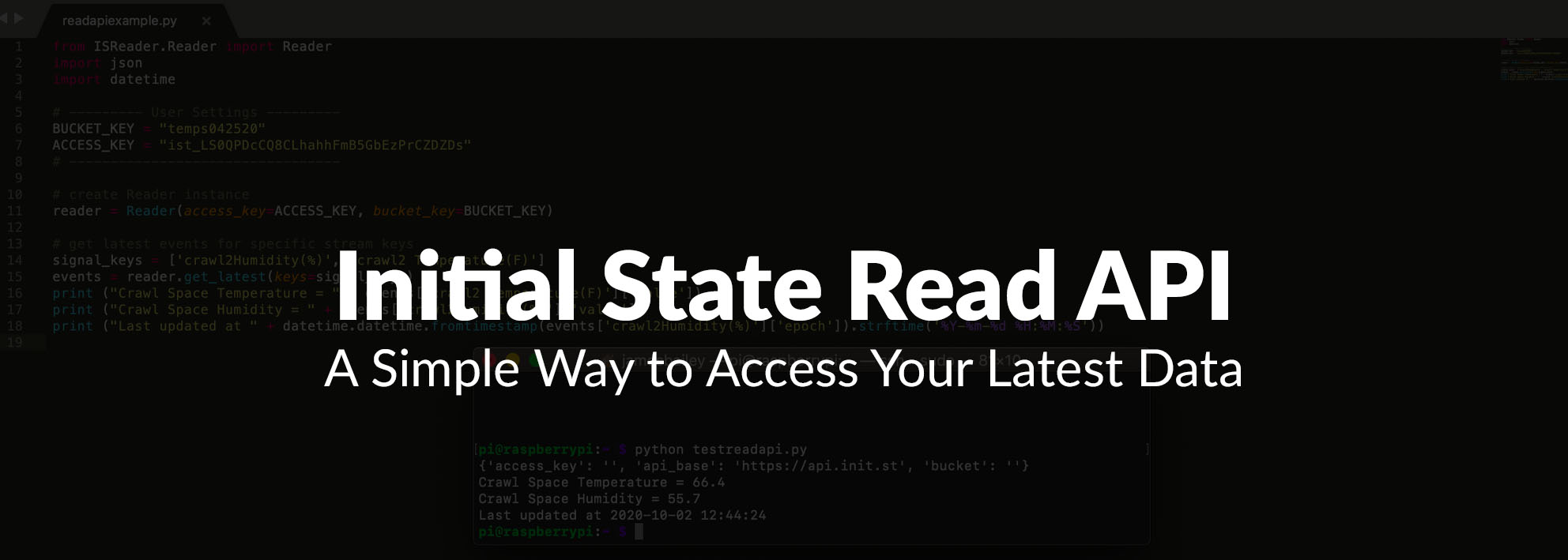 Initial State - Read API Introduction